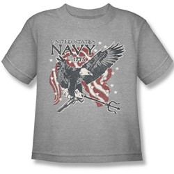 Navy - Little Boys Trident T-Shirt