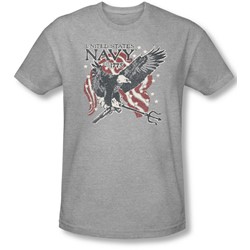 Navy - Mens Trident Slim Fit T-Shirt