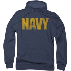 Navy - Mens Logo Hoodie