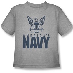 Navy - Little Boys Eagle Logo T-Shirt