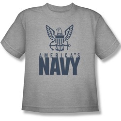 Navy - Big Boys Eagle Logo T-Shirt