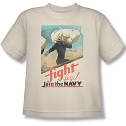 Navy - Big Boys Fight Let'S Go T-Shirt