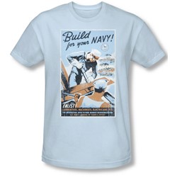 Navy - Mens Build Your Navy Slim Fit T-Shirt