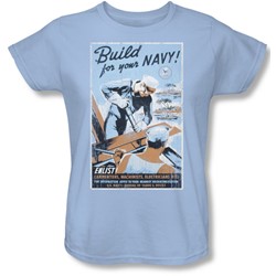 Navy - Womens Build Your Navy T-Shirt