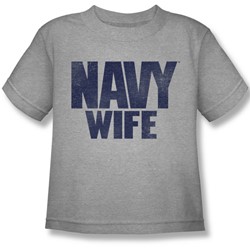 Navy - Little Boys Wife T-Shirt