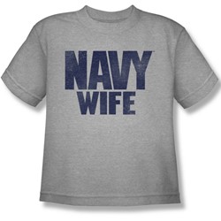 Navy - Big Boys Wife T-Shirt