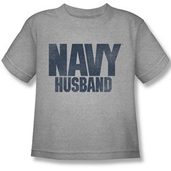 Navy - Little Boys Husband T-Shirt