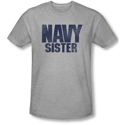 Navy - Mens Sister Slim Fit T-Shirt