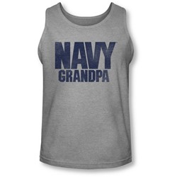 Navy - Mens Grandpa Tank-Top