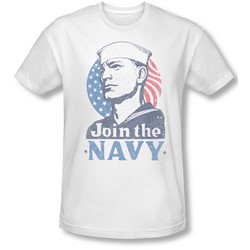 Navy - Mens Join Now Slim Fit T-Shirt