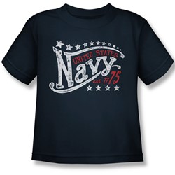Navy - Little Boys Stars T-Shirt