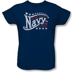 Navy - Womens Stars T-Shirt