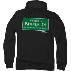 Parks & Recreation - Mens Pawnee Sign Hoodie