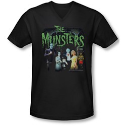 Munsters - Mens 1313 50 Years V-Neck T-Shirt
