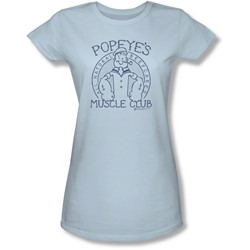Popeye - Juniors Muscle Club Sheer T-Shirt