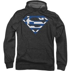 Superman - Mens Greek Shield Hoodie