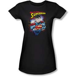Superman - Juniors Glam Sheer T-Shirt