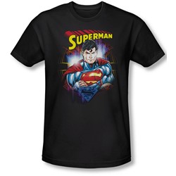 Superman - Mens Glam Slim Fit T-Shirt