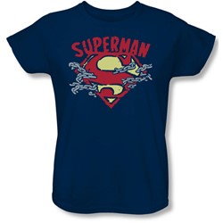 Superman - Womens Chain Breaking T-Shirt