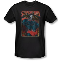 Superman - Mens Head Bang Slim Fit T-Shirt