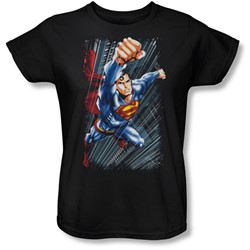 Superman - Womens Faster Than T-Shirt