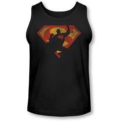 Superman - Mens S Shield Knockout Tank-Top