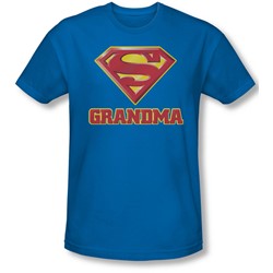 Superman - Mens Super Grandma Slim Fit T-Shirt