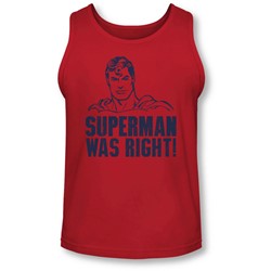 Superman - Mens Was Right Tank-Top