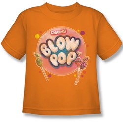 Tootsie Roll - Blow Pop Bubble Juvee T-Shirt In Orange