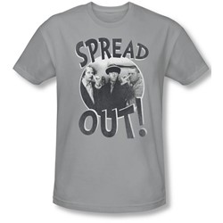 Three Stooges - Mens Spread Out Slim Fit T-Shirt