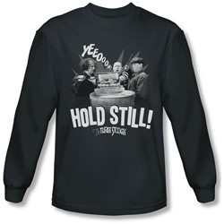 Three Stooges - Mens Hold Still Longsleeve T-Shirt