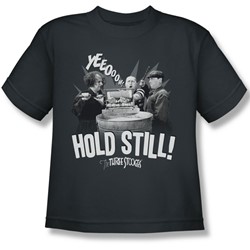 Three Stooges - Big Boys Hold Still T-Shirt