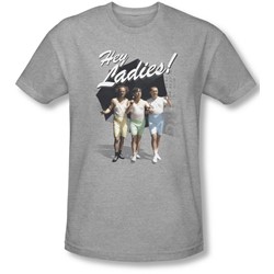 Three Stooges - Mens Hey Ladies Slim Fit T-Shirt
