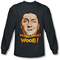 Three Stooges - Mens Woob Woob Woob Longsleeve T-Shirt