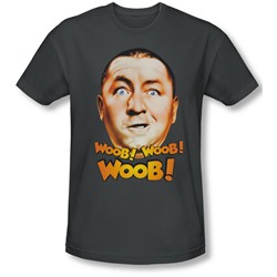 Three Stooges - Mens Woob Woob Woob Slim Fit T-Shirt