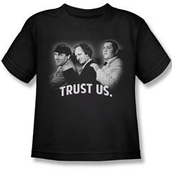 Three Stooges - Little Boys Turst Us T-Shirt