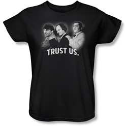 Three Stooges - Womens Turst Us T-Shirt