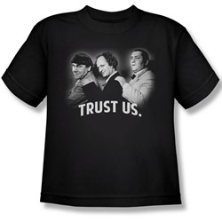 Three Stooges - Big Boys Turst Us T-Shirt