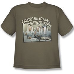 Three Stooges - Big Boys Doctor T-Shirt