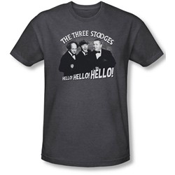 Three Stooges - Mens Hello Again T-Shirt