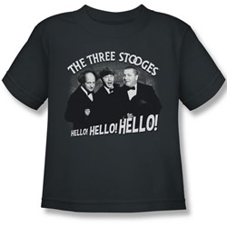 Three Stooges - Little Boys Hello Again T-Shirt