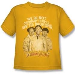 Three Stooges - Little Boys Morons T-Shirt