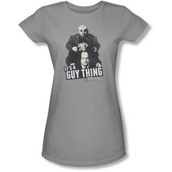 Three Stooges - Juniors Guy Thing Sheer T-Shirt