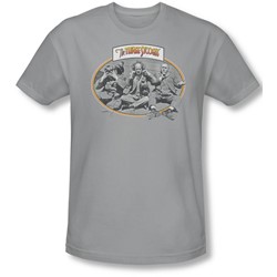 Three Stooges - Mens Monkey See Slim Fit T-Shirt