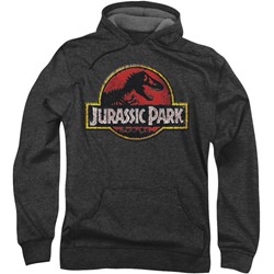 Jurassic Park - Mens Stone Logo Hoodie