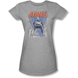 Jaws - Juniors Comic Splash Sheer T-Shirt