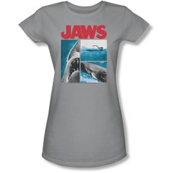Jaws - Juniors Instajaws Sheer T-Shirt