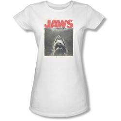 Jaws - Juniors Classic Fear Sheer T-Shirt