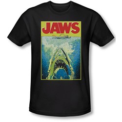 Jaws - Mens Bright Jaws Slim Fit T-Shirt