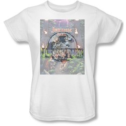 Jurassic Park - Womens Giant Door T-Shirt